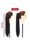 Ponytail Natural Black Hairpiece 60cm 225 GrColor No:4 - 2