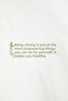 Ecru Oversized 100% Cotton Minimal Text Printed Thick Fabric T-Shirt TMNSS23TS00084 - 7