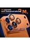 واقي عدسة الكاميرا المتوافق مع هاتف Apple iPhone 17 Pro Max، زجاج حماية كامل التغطية مع إطار معدني - 3
