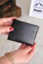 Genuine Leather Wallet with Coin Compartment Black 1021 - 3