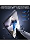 واقي شاشة متوافق مع هاتف Galaxy S25 Ultra، زجاج مقوى مسطح بتغطية كاملة (قطعة واحدة) - 3