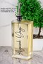 3-Piece Luxury 500ml Oil Pot Wooden Stand Silver Cover Glass Oil Pot Sunflower Oil Olive Oil Sauce Bowl Vinegar Bowl - 2
