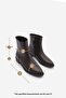 Women's Zippered Daily Boots Longa Brown - 6