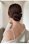 Pearl Metal Stick Hairpin Gold - Trendy Pearl Stone Hair Stick - 3
