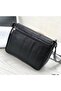 Real Leather Medium Size Adjustable Cross Strap Women's Shoulder Bag Black 25*21*7 Cm - 4