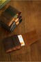 Genuine Leather Handmade Minimal Palm Card Holder Seamless - Color Options - 8