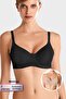 Economic Pack of 2 Black-ten 7001 Underwire Minimizer Gathering Bra Set (DDD Cup Option) - 2