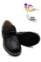 Lilamore Velcro School Shoes Boys' Classic School Circumcision Wedding Shoes Black - 6