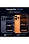 واقي عدسة الكاميرا المتوافق مع هاتف Apple iPhone 17 Pro Max، زجاج حماية كامل التغطية مع إطار معدني - 2