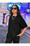 X Bear Single Jersey T-Shirt - Black Printed Oversize Crew Neck Short Sleeve T-Shirt - 3
