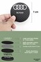 Audi A6 Compatible Avant Black Carbon Car Coasters - 2