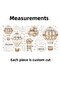 Soft Brown Beige Tones Flying Balloon Adventure Kids Room Wall Sticker Set - 4