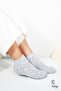 6 Pairs Women's Winter Reverse Towel Embossed Mixed Color Slippers Socks - 6