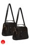 Women's Casual Hand and Shoulder Bag 2 Pieces Bag Black Color