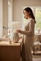 Natural Dried Cotton Grass, Rabbit Tail Bridal Bouquet Arrangement Flower Lagurus 60 Branches - 8