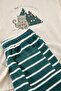 Men's Beige Striped Regular Fit Couple New Year Knitted Pajama Set Tmnaw25Pt00045 - 9