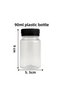 Detox -Juices Smoothies Diet Sportsman Drink and Pet Transparent Juice Bottle 12 Pieces 90ml - 2