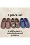 Women's Home Slippers (Set of 3) Carpet Slippers Zenne Gondol Women's Slippers - 4