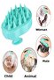 Professional 4-piece men's grooming brush set + 4-piece styling comb set + blue shower brush - 4