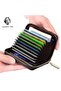 Molinari Italian Made Genuine Leather Accordion Men's Wallet - Men's Card Holder - 4