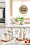 7-Piece Vacuum Oil Bottle Set with Stand and 3-Piece Tea, Sugar, Coffee, Spice Set and Turkish Coffee Jar Set