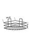 2-Piece Adhesive Metal Corner Bathroom Shelf Bath Set, Chrome Shower Shampoo Holder, Bathroom Organizer 20X20X7 cm - 5