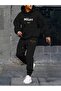 Milano Italy Printed Bottom Top Tracksuit Set Oversize Hooded