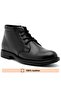Genuine Leather Black Zippered Comfortable Fit Winter Boots 36-47