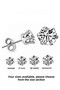 316l Surgical Steel Zircon Stone Earrings for Women and Men (Single) - 3