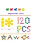 Magic Molecules / Master Molecule / Snowflake Educational Creative 5 Colors 120 Pieces Educational Toy - 2