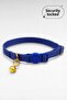 Safety Locked Cat Collar, Safety Click, Adjustable, with Bell Cat Neck Collar (14 Colors)