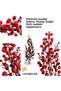 Led Light + 10 Pieces of Kokina Flower Bunch New Year Ornament Artificial Flower Making Kokina Flower New Year Flower - 5