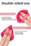 6-Piece Triangle and Drop-Shaped Powder Puff Makeup Sponge Set – Wet/Dry, with Finger Strap - 7