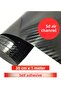5D Carbon Fiber Foil Black Glossy 30 Cm-1 Meter Coating Foil