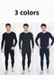 |   Winter Thermal Men's Top and Bottom Set Collection (Black Anthracite Navy Blue) 3 Piece Set