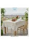 🆕 Straw Pattern Lace Look Easy to Clean Liquid Proof Hole-Free Pvc Tablecloth 120 X 150 - 2