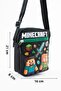 Mine Alex Steve Children's Shoulder Bag – 3 Compartments – Waterproof Fabric (21×16×6 cm) - 2