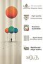 Bathroom Curtain, Alone Balloon Pattern Shower Curtain, Bathtub Curtain, with Ring Gift 175X200Cm Bp-36 - 2