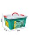 Magnetic Transforming Robot Block Set - 25 Pieces Educational Military Vehicles Toy with Storage Box - 5