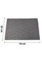 Brick Patterned 2-Piece Foot Towel - 50X70 cm - Water Absorbent Bath Mat Set - Dark Gray - 6
