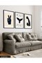 Peace, Barış 3 Piece Black Wooden Framed Painting