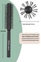 J-5500 Blow Dry Brush Hair Styling Brush Fine Wire Men's Hair Brush