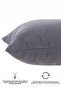 Cozy Suede Textured Plain Throw Pillow Cover with Optional Sizes - Gray Mink - 3