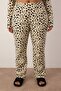 Çok Renkli Animal Desenli Gömlek Yaka Örme Pijama Takımı TBBAW23AI00015 - 3