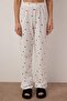 Siyah-Beyaz 2'li Paket Kalpli Polar Kışlık Örme Pijama Altı THMAW25PJ00004 - 3
