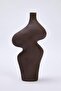 Amorphous Shaped Brown Vase 16Cmx31 cm Tphaw26Srk00005 - 2