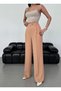 PLEATED BALL BEAN PANT - 7