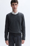 Men's Plum Crew Neck Knitwear Sweater