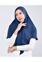 Micro Crepe Shawl - Turban Model - Navy Blue - (St090), (Id 2909003) - 3