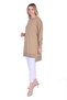 Oversize Color Detailed Knitwear Tunic Camel - 2